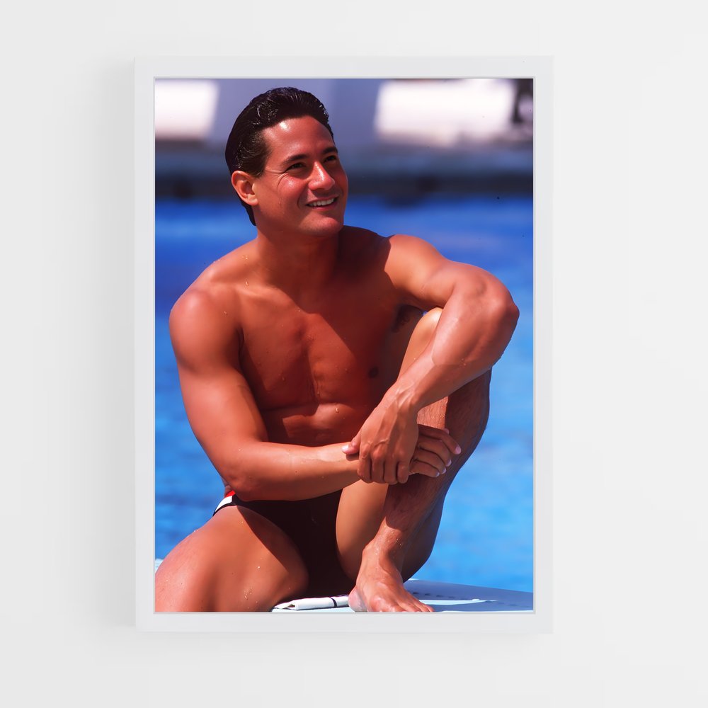 Poster Greg louganis – affiche Plongeon de falaise (vue 3)